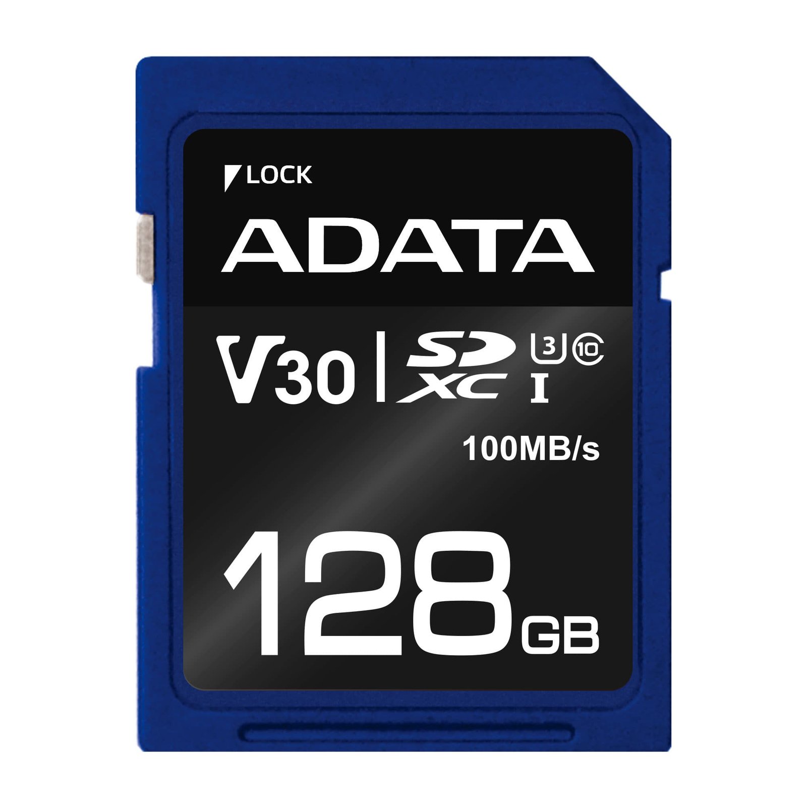 ADATA TECHNOLOGY LA ASDX128GUI3V30S-R memory card 128 GB SDXC UHS-I Class 10