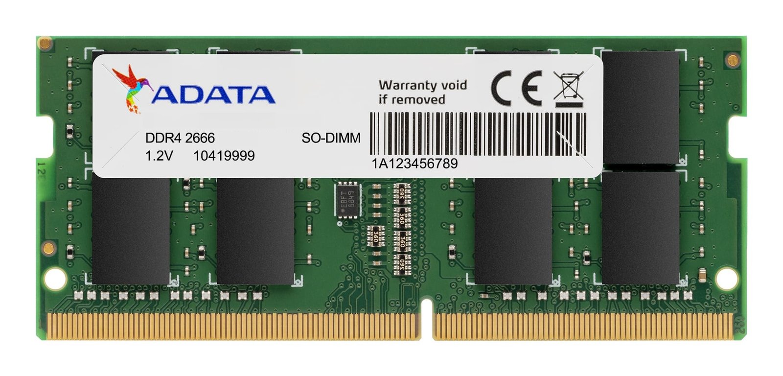 ADATA TECHNOLOGY LA Premier memory module 4 GB 1 x DDR4 260-pin SO-DIMM AD4S26664G19-SGN