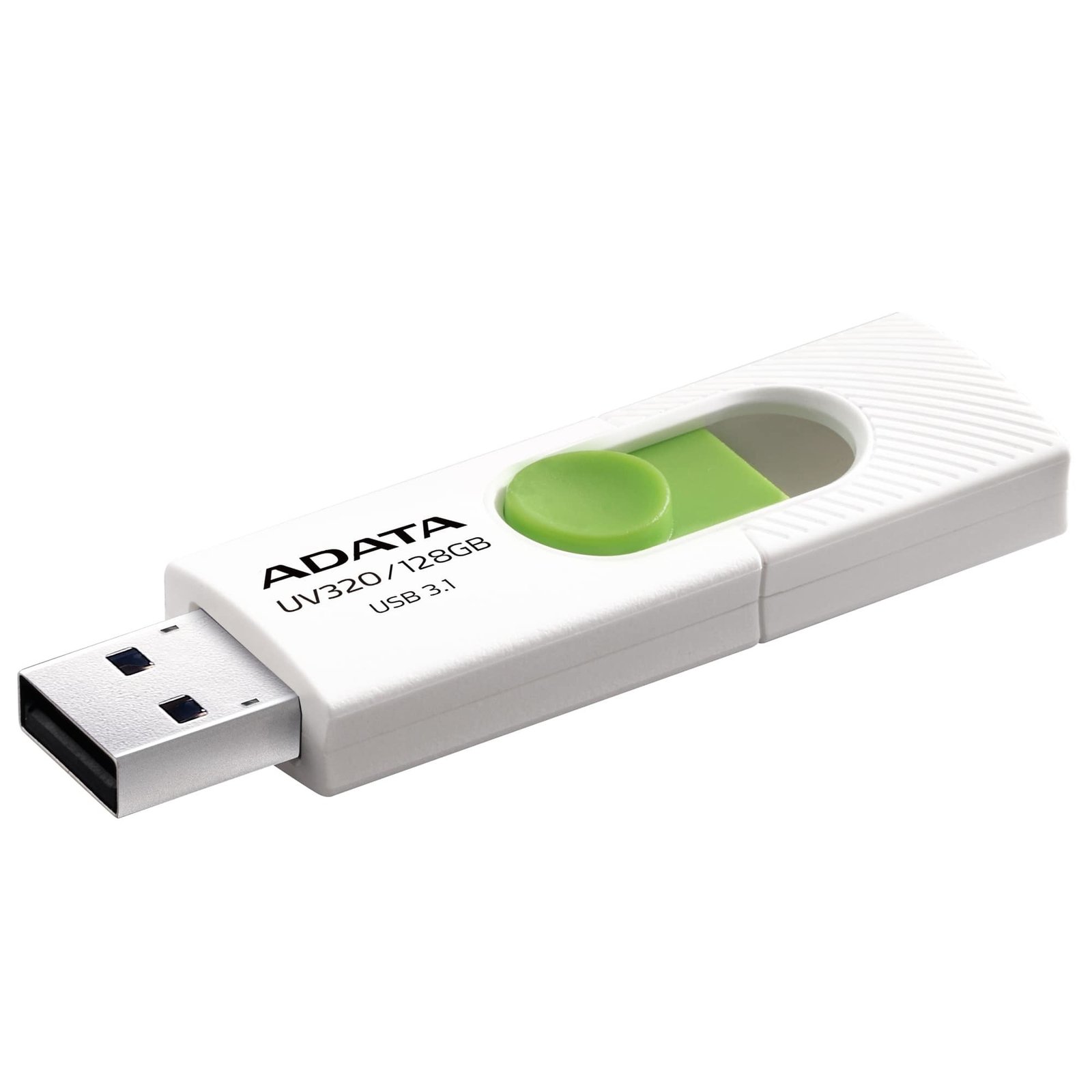 ADATA TECHNOLOGY LA UV320 USB flash drive 128 GB Type-A 3.2 Gen 1 (3.1 Green, White AUV320-128G-RWHGN