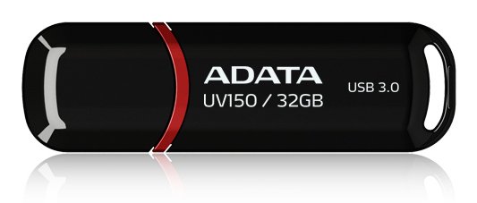ADATA TECHNOLOGY LA AUV150-32G-RBK USB flash drive 32 GB Type-A Gen 1 (3.1 Black