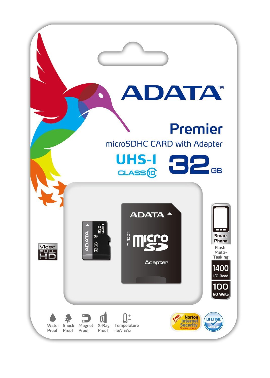 ADATA TECHNOLOGY LA Premier microSDHC UHS-I U1 Class10 32GB AUSDH32GUICL10-RA1
