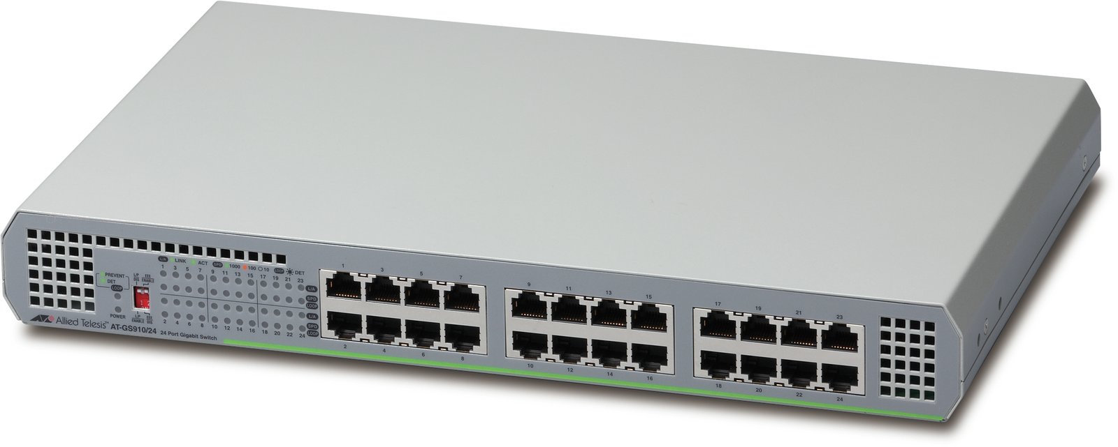 Allied Telesis GS910/24 Unmanaged 10G Ethernet (100/1000/10000) Grey AT-GS910/24-10