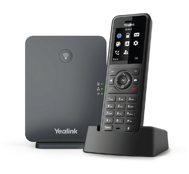 Yealink W77P IP phone Black TFT 1302027