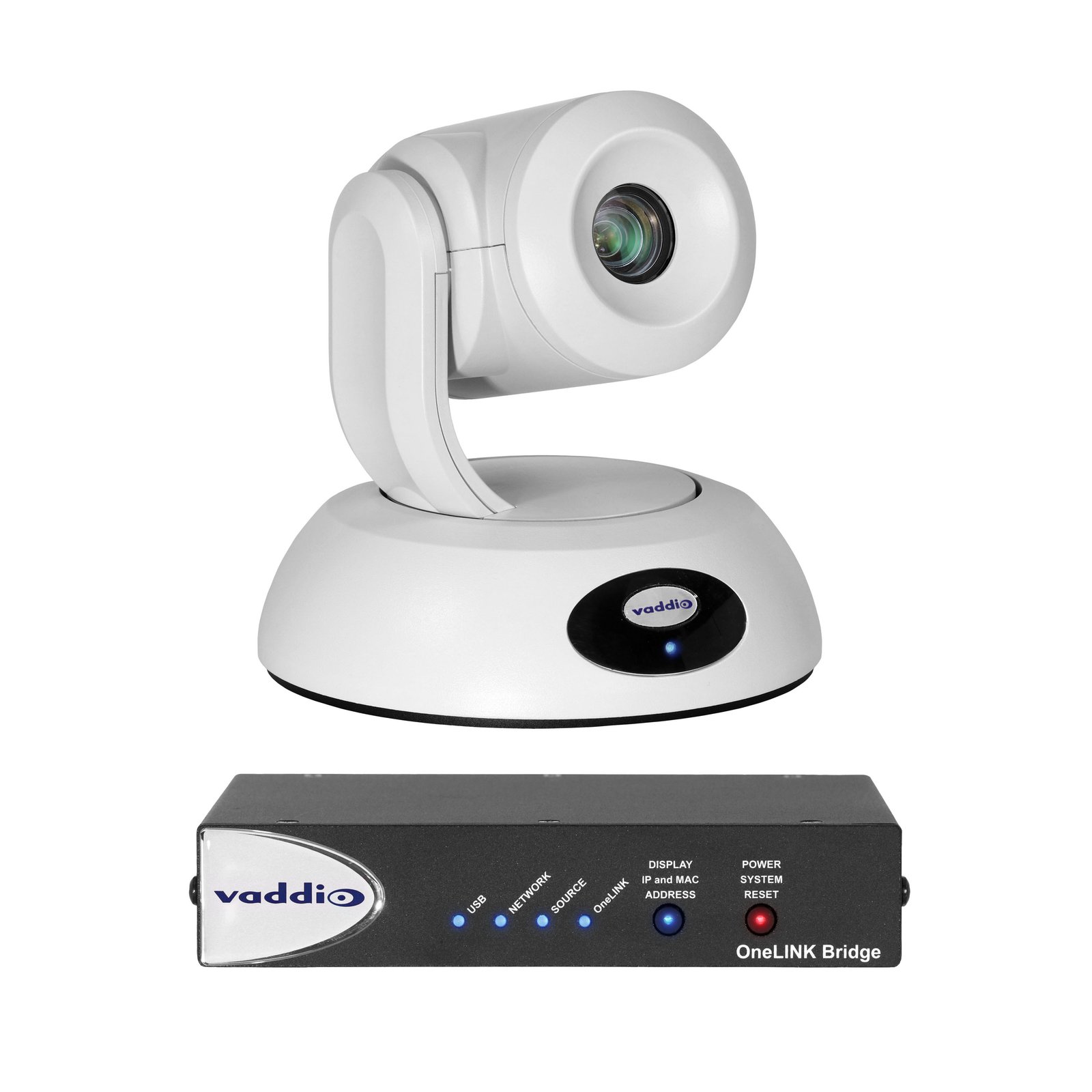 Vaddio RoboSHOT 30E HDBT OneLINK Bridge PTZ Camera System 999-99630-200W