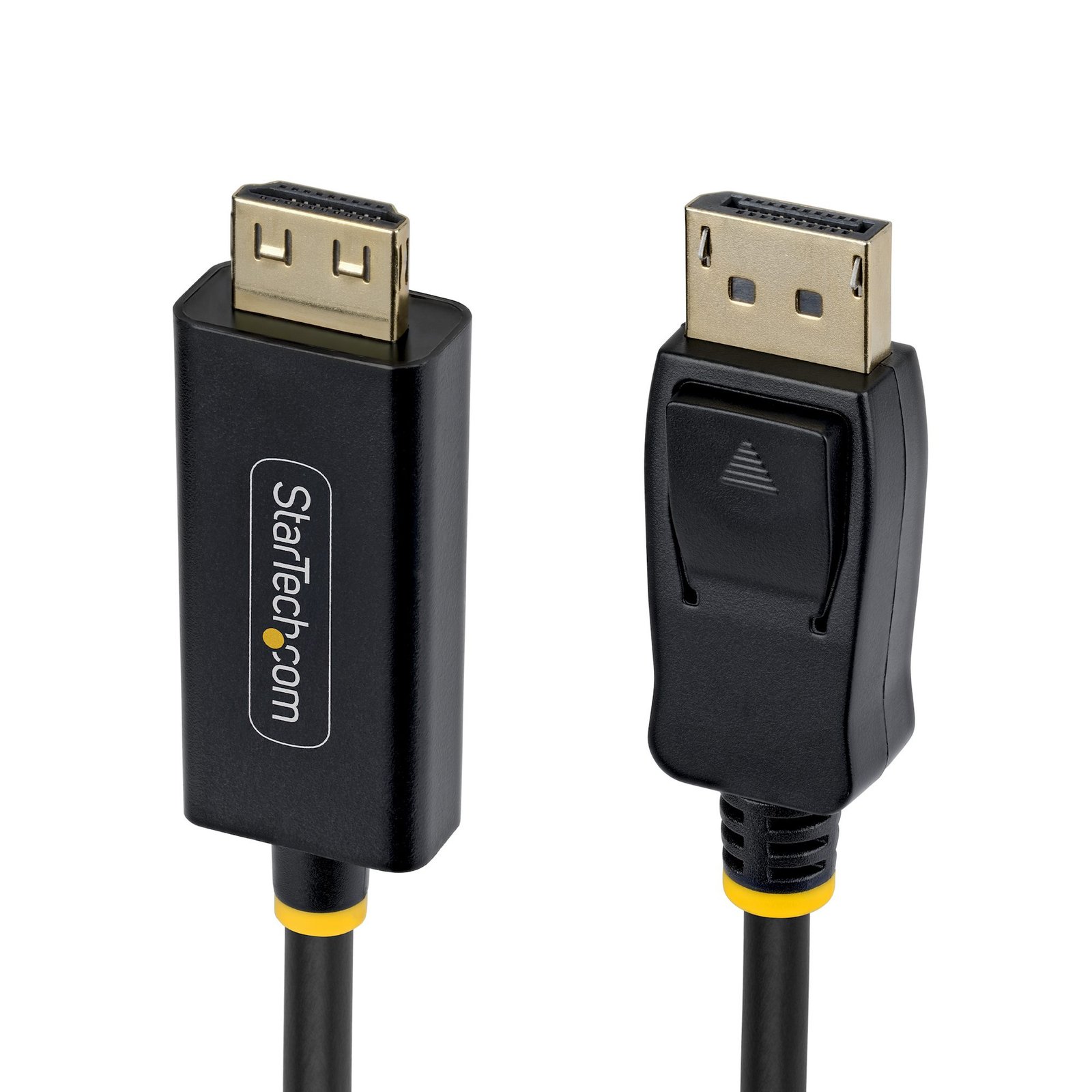 StarTech.com 10ft DisplayPort to HDMI Adapter Cable with Gripping Connectors, 4K 60Hz, HDR, 10F-DP-HDMI-4K60-GR