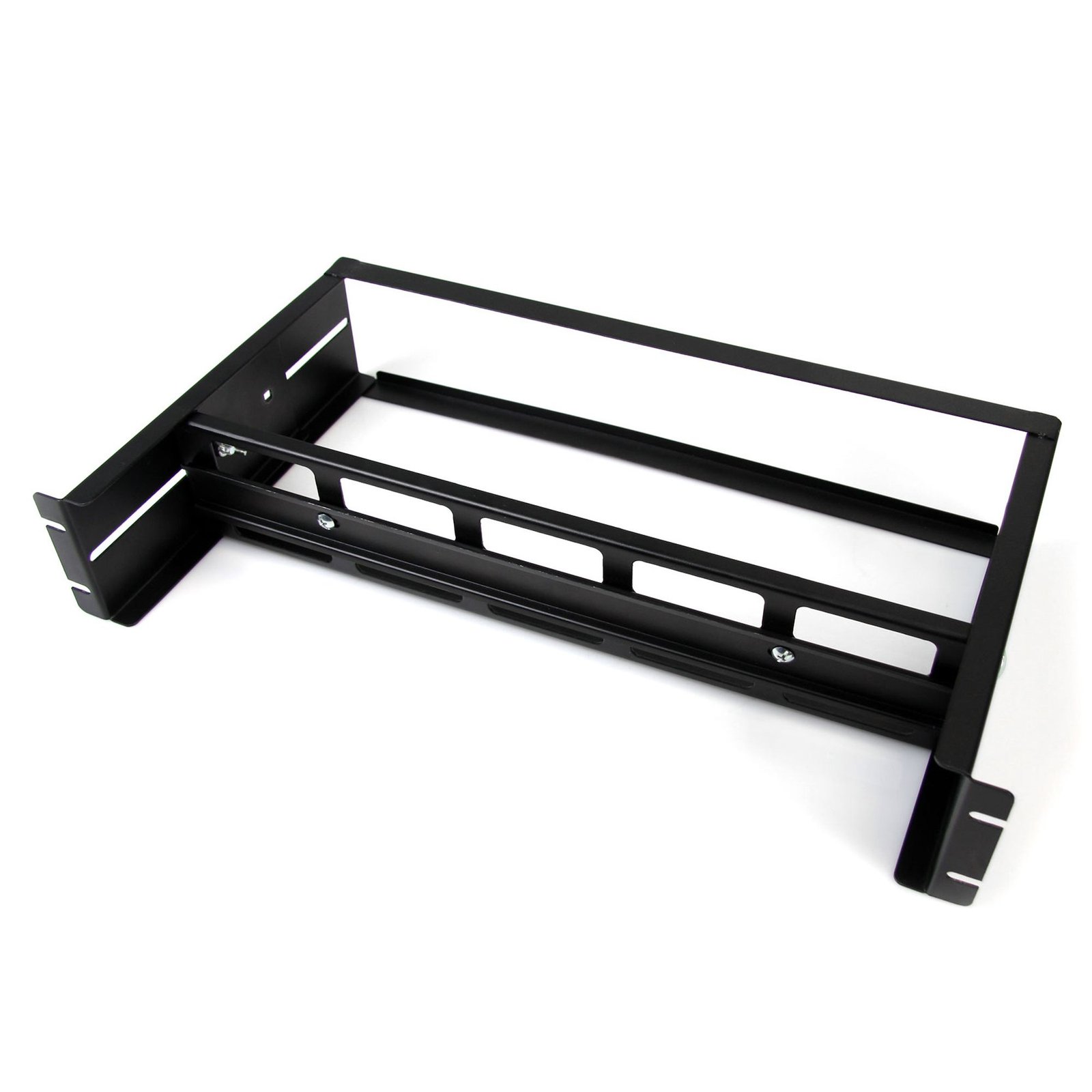 StarTech.com 2U DIN Rail Kit for Standard 19" Rack - Adjustable Depth Rackmount with Top Hat, Mini, ADJDINKIT