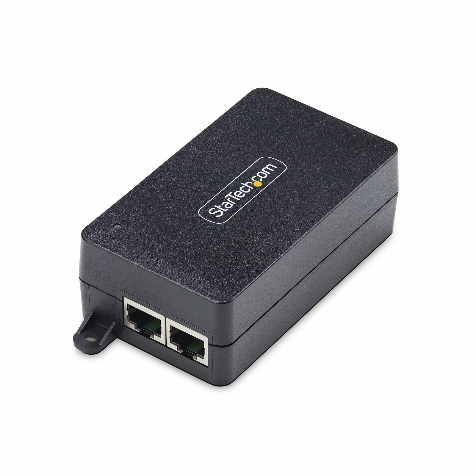 StarTech.com 1-Port 2.5GbE PoE+ Injector, 10M/100M/1G/2.5G Ethernet, PoE/PoE+ 802.3af/802.3at, 30W, AF212C-POE-INJECTOR
