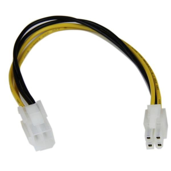 StarTech.com 8in ATX12V 4 Pin P4 CPU Power Extension Cable - M/F ATXP4EXT