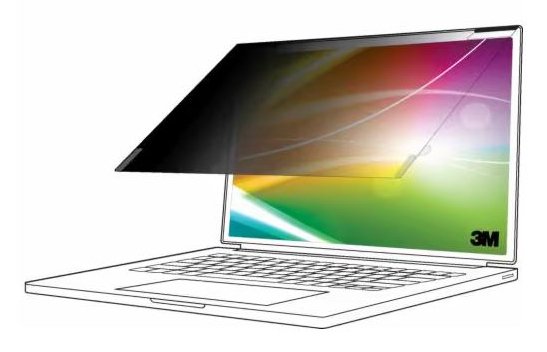 3M Company BPNDE006 display privacy filter 36.8 cm (14.5") Laptop Frameless