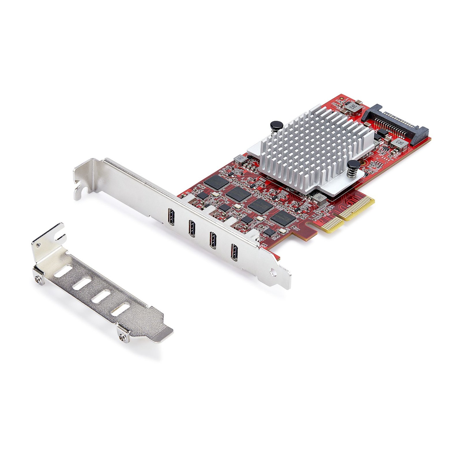 StarTech.com 4-Port USB Type-C PCIe Card, 3.2 10Gbps, USB-C PCI Express Expansion 4x Independent STA-P10Q4C-USB-CARD