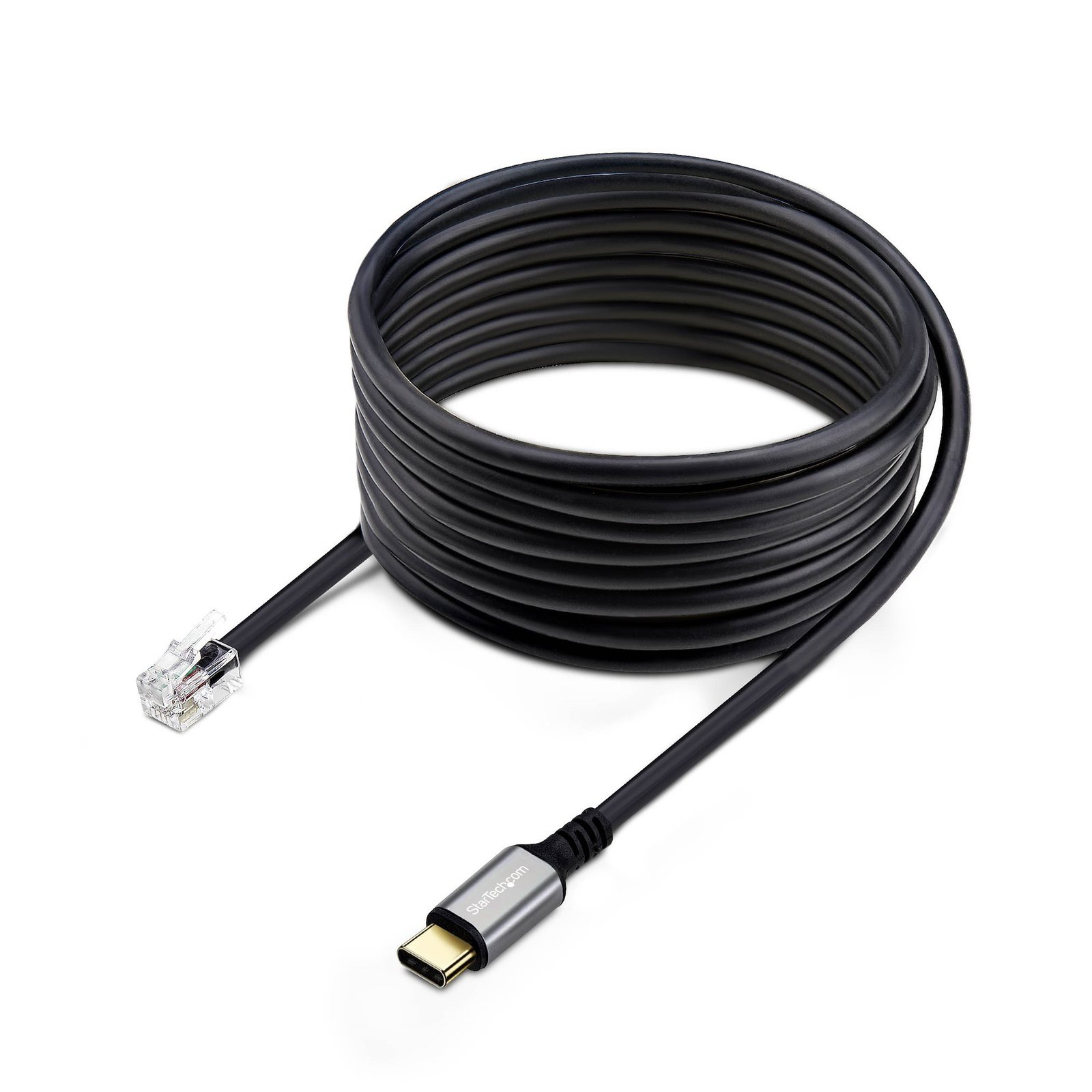 StarTech.com USB-C to RJ9 Adapter for Office Phone Handset or Wired/Wireless Headset, Use Existing STA-UR9-HEADSET-ADAPTER