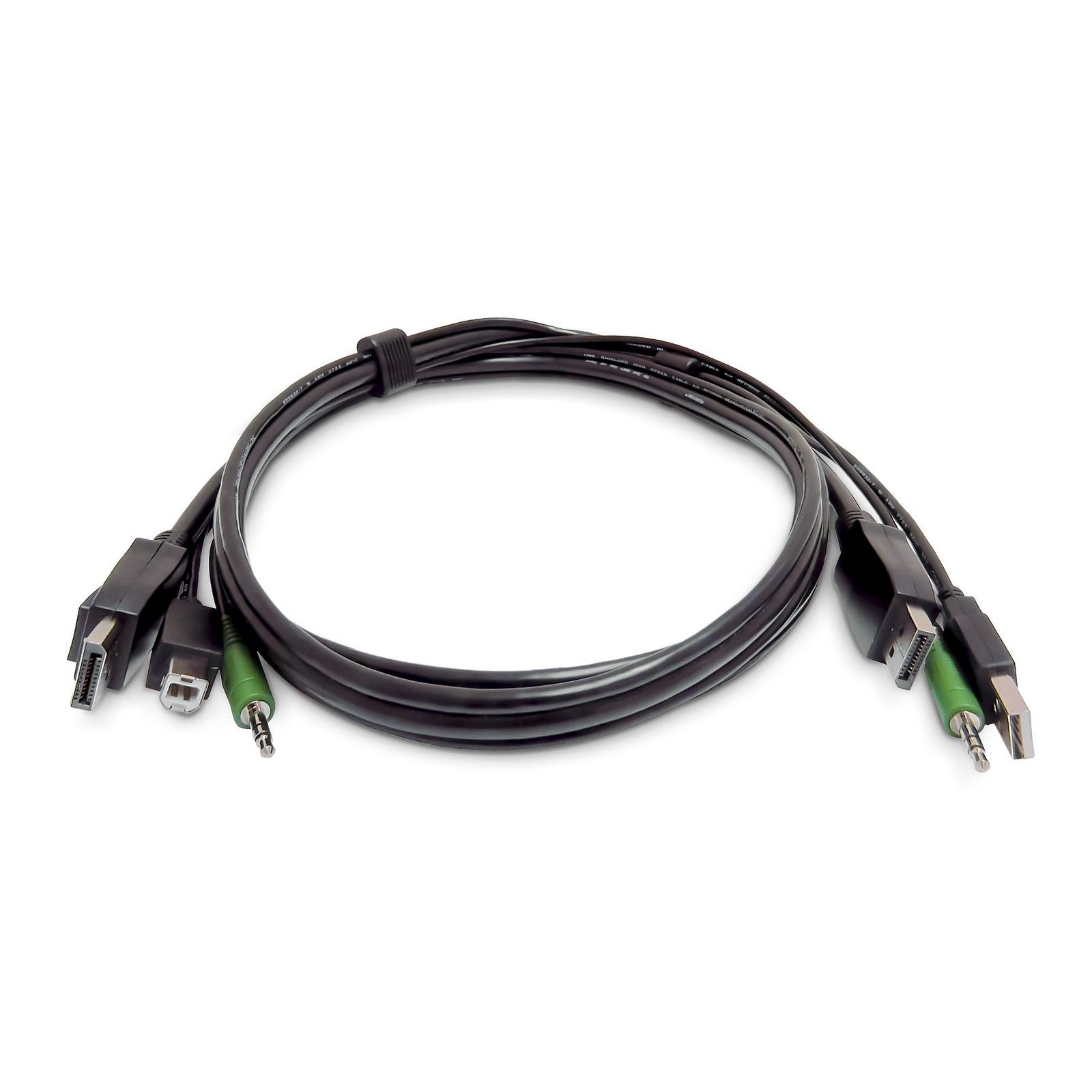 StarTech.com 10ft (3m) DisplayPort KVM Cable, USB 2.0, 3.5mm Audio, Universally Compatible Combo STA-SKDPMMKVM10-TAA