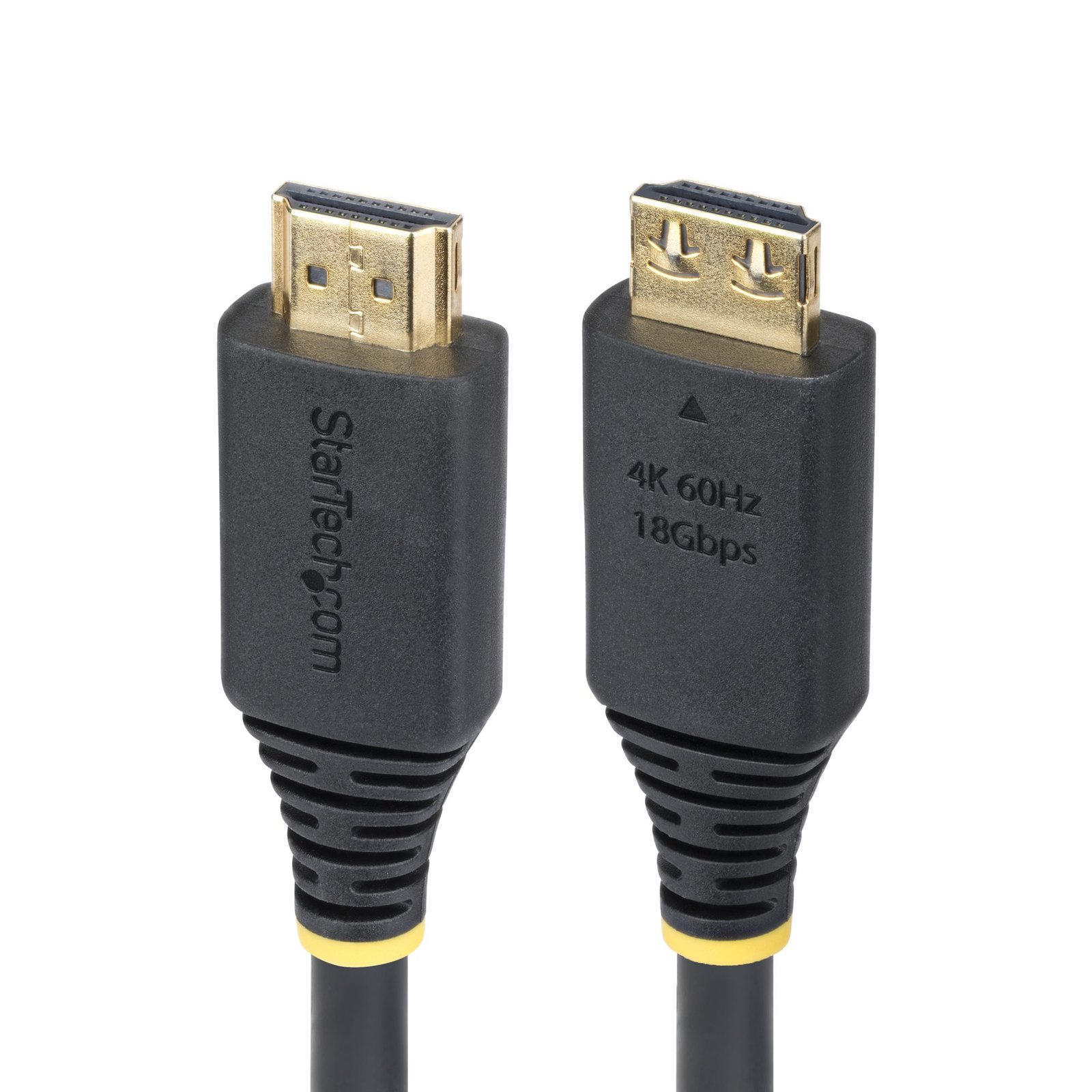 StarTech.com 3m (10ft) High Speed HDMI Cable with Gripping Connectors, 4K 60Hz/1440p 144Hz, STA-HDMI2-CABLE-GRIP-3M