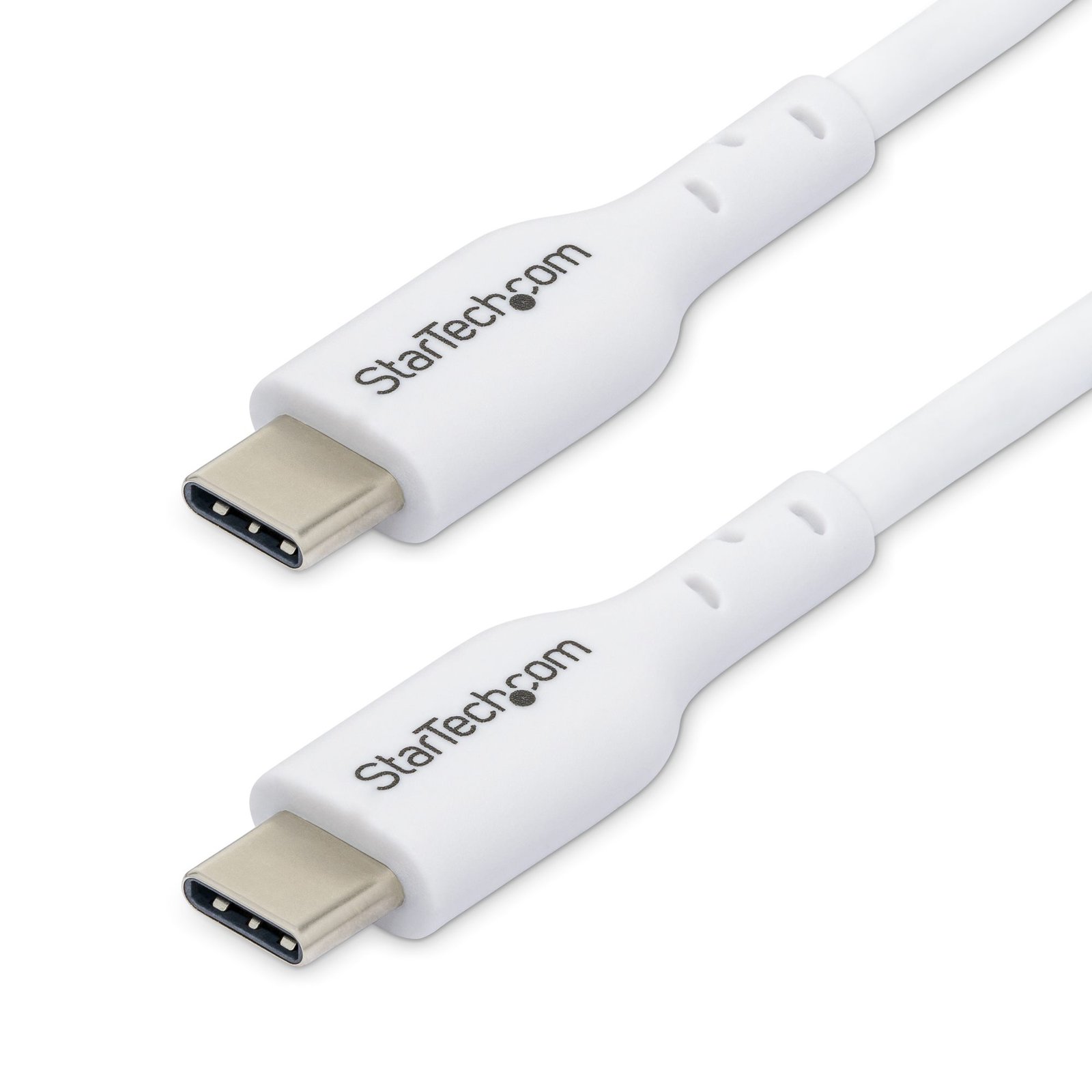 StarTech.com 3ft (0.9m) White USB-C Charging Cable 2-Pack, USB C 2.0 Type-C Laptop Charger Cord, STA-USB2CC3FWHE2PK