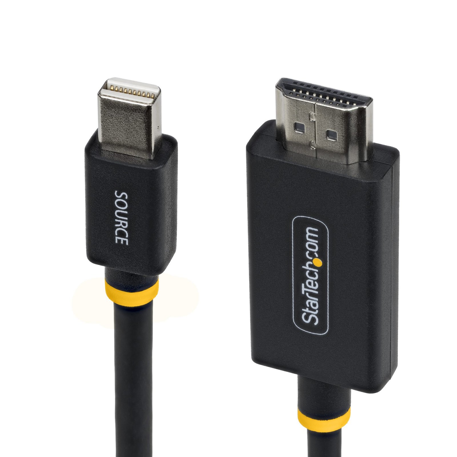 StarTech.com 3ft (91cm) Mini DisplayPort to HDMI Adapter Cable, 4K 60Hz with HBR3/HDCP 2.3/DPCP, STA-3F-MDP-HDMI2-4K60