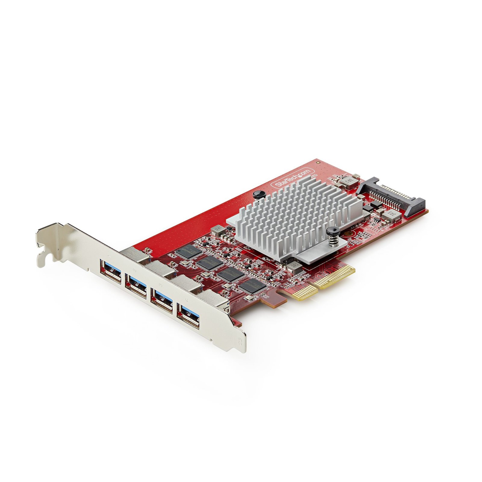 StarTech.com 4-Port USB-A PCIe Card, USB 3.2 10Gbps, PCI Express 3.0 Expansion 4x Independent STA-P10Q4A-USB-CARD