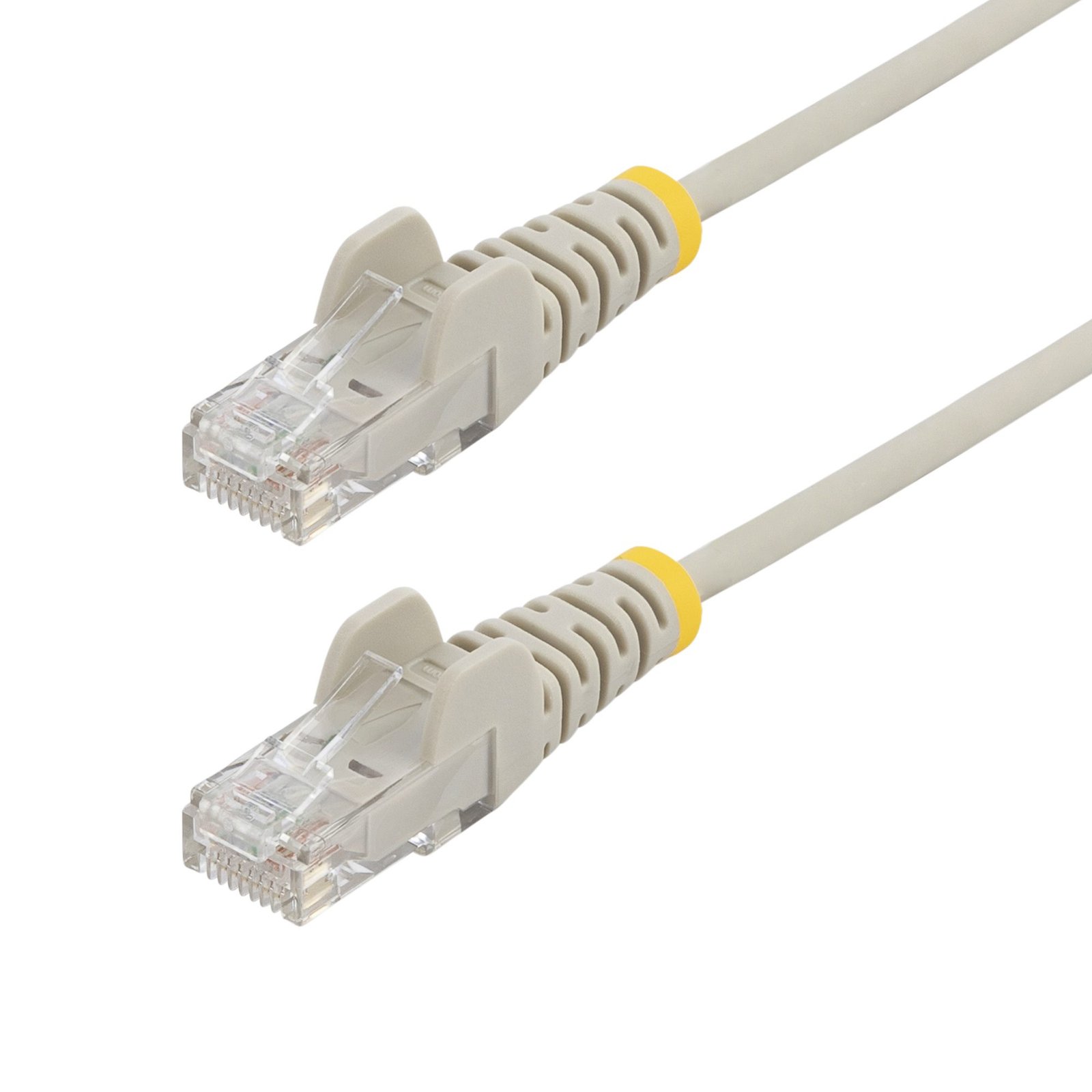 StarTech.com 20ft Gray Slim CAT6 Ethernet Cable, Snagless, 100W PoE, UTP, LSZH, 28AWG Pure Bare STA-N6PAT20GRS