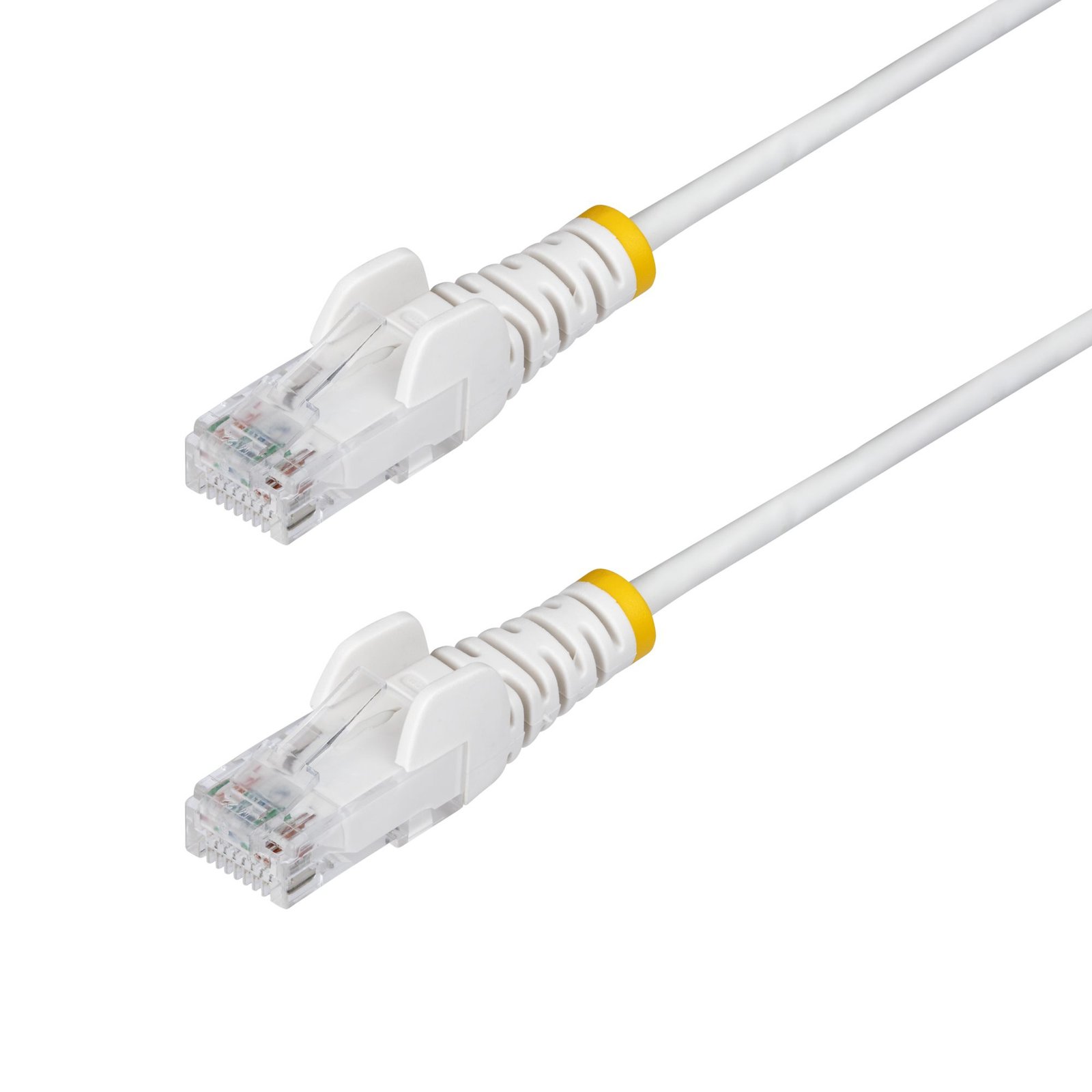 StarTech.com 20ft White Slim CAT6 Ethernet Cable, Snagless, 100W PoE, UTP, LSZH, 28AWG Pure Bare STA-N6PAT20WHS