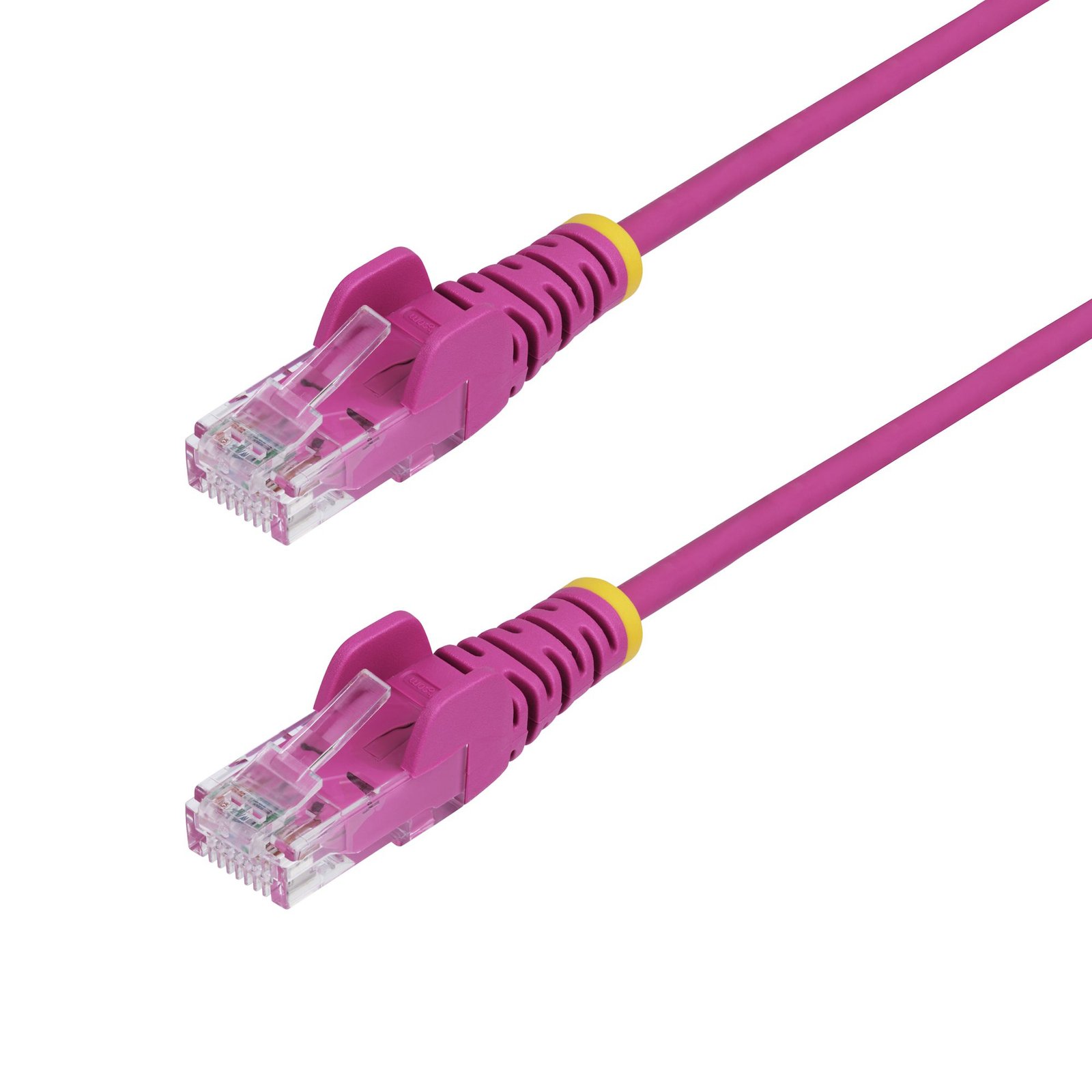 StarTech.com 3ft Pink Slim CAT6 Ethernet Cable, Snagless, 100W PoE, UTP, LSZH, 28AWG Pure Bare STA-N6PAT3PKS