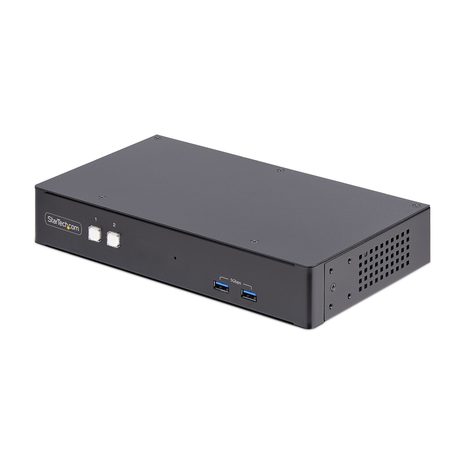 StarTech.com 2-Port Dual-Monitor DisplayPort KVM Switch, RS232 Serial Control, 4K 60Hz, 2x USB STA-P2DD46A22-KVM-SWITCH