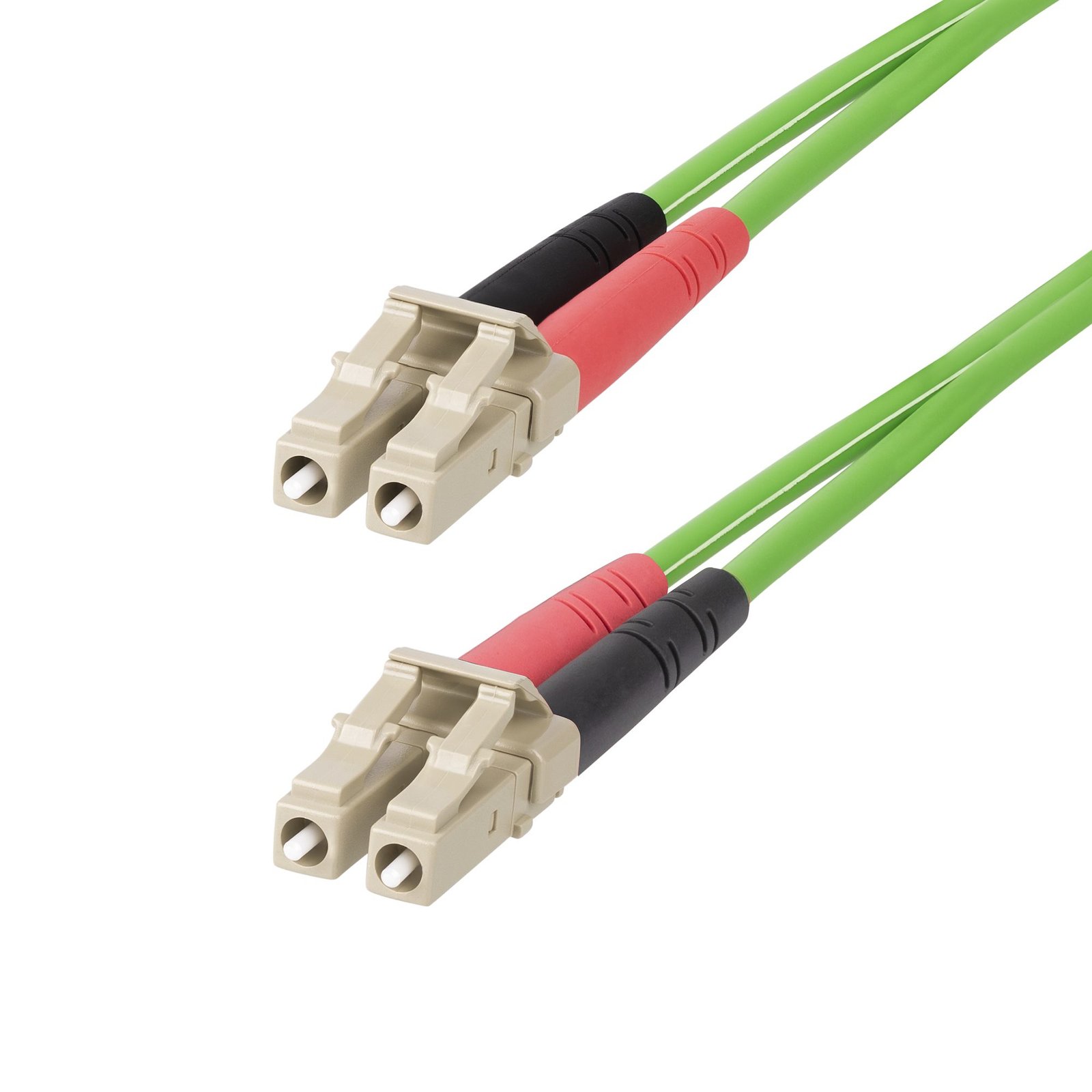 StarTech.com 1m (3.3ft) LC to (UPC) OM5 Multimode Fiber Optic Cable, 50/125µm Duplex LOMMF Zipcord, STA-LCLCL-1M-OM5-FIBER
