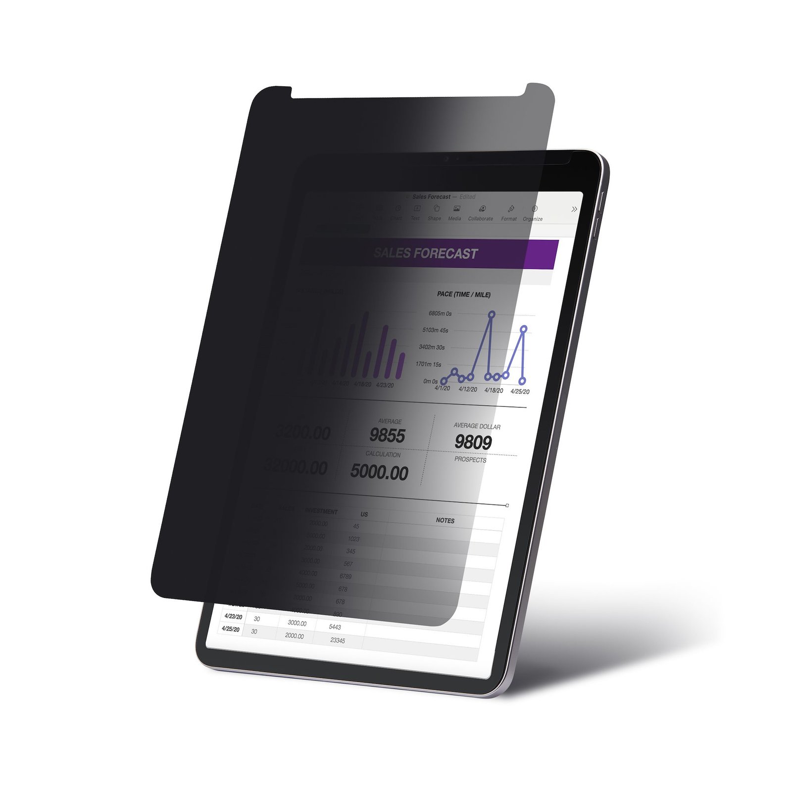 StarTech.com 4-Way Privacy Screen For 11-inch iPad Pro, Portrait/Landscape Orientations, 11IP-PRIVACY-SCREEN