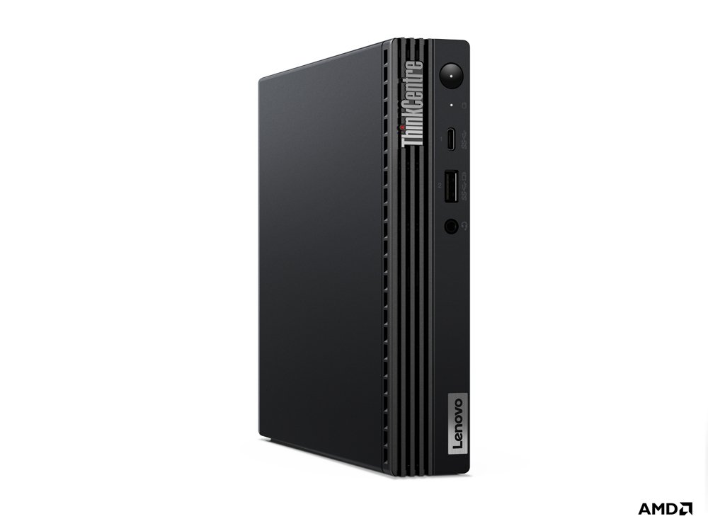 Lenovo ThinkCentre M75q AMD Ryzen™ 3 PRO 5350GE 8 GB DDR4-SDRAM 256 SSD Windows 11 Mini PC Black 11JN008BUS