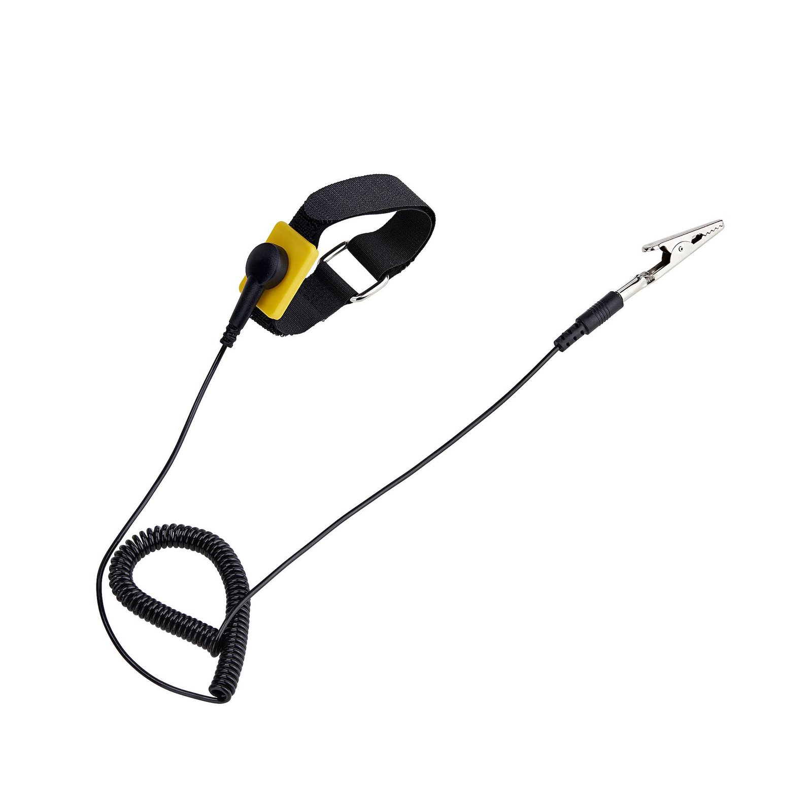 StarTech.com Antistatic Wrist Strap with Grounding Cable, ESD Safe Band 5ft / 1.5m Detachable Cord, ESD-WRIST-STRAP