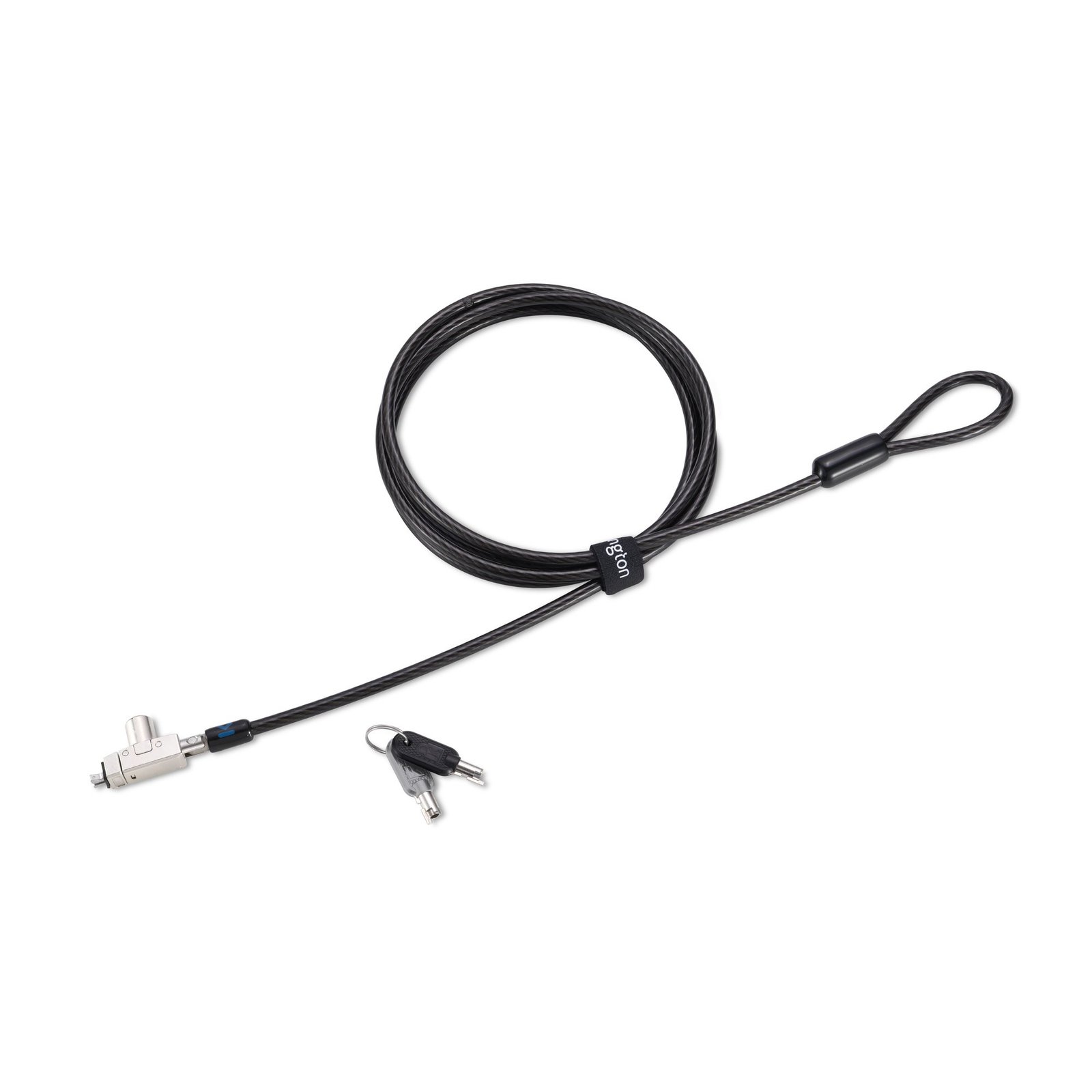 Kensington Slim N17 2.0 Keyed Laptop Lock for Wedge-Shaped Slots - Master K64441TAA