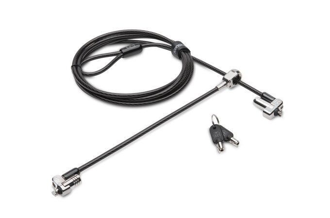 Kensington N17 Keyed Dual Head Laptop Lock for Wedge-Shaped Slots K67995TAA