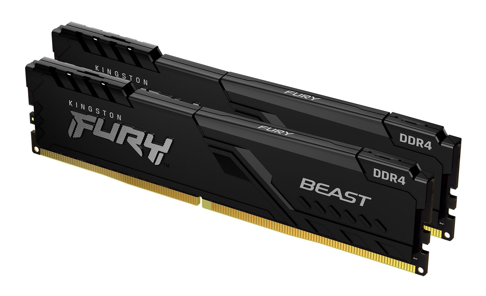 Kingston Technology FURY Beast 32GB 3200MT/s DDR4 CL16 DIMM (Kit of 2) Black KF432C16BBK2/32