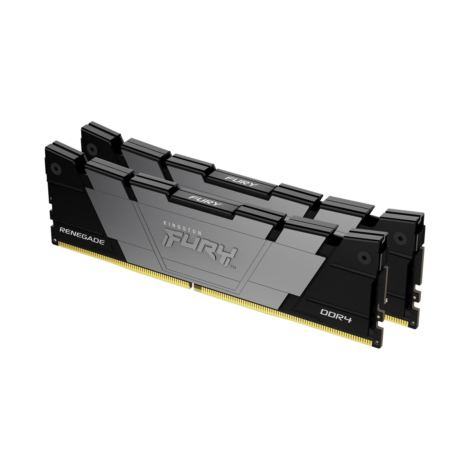 Kingston Technology FURY 32GB 4000MT/s DDR4 CL19 DIMM (Kit of 2) 1Gx8 Renegade Black KF440C19RB12K2/32