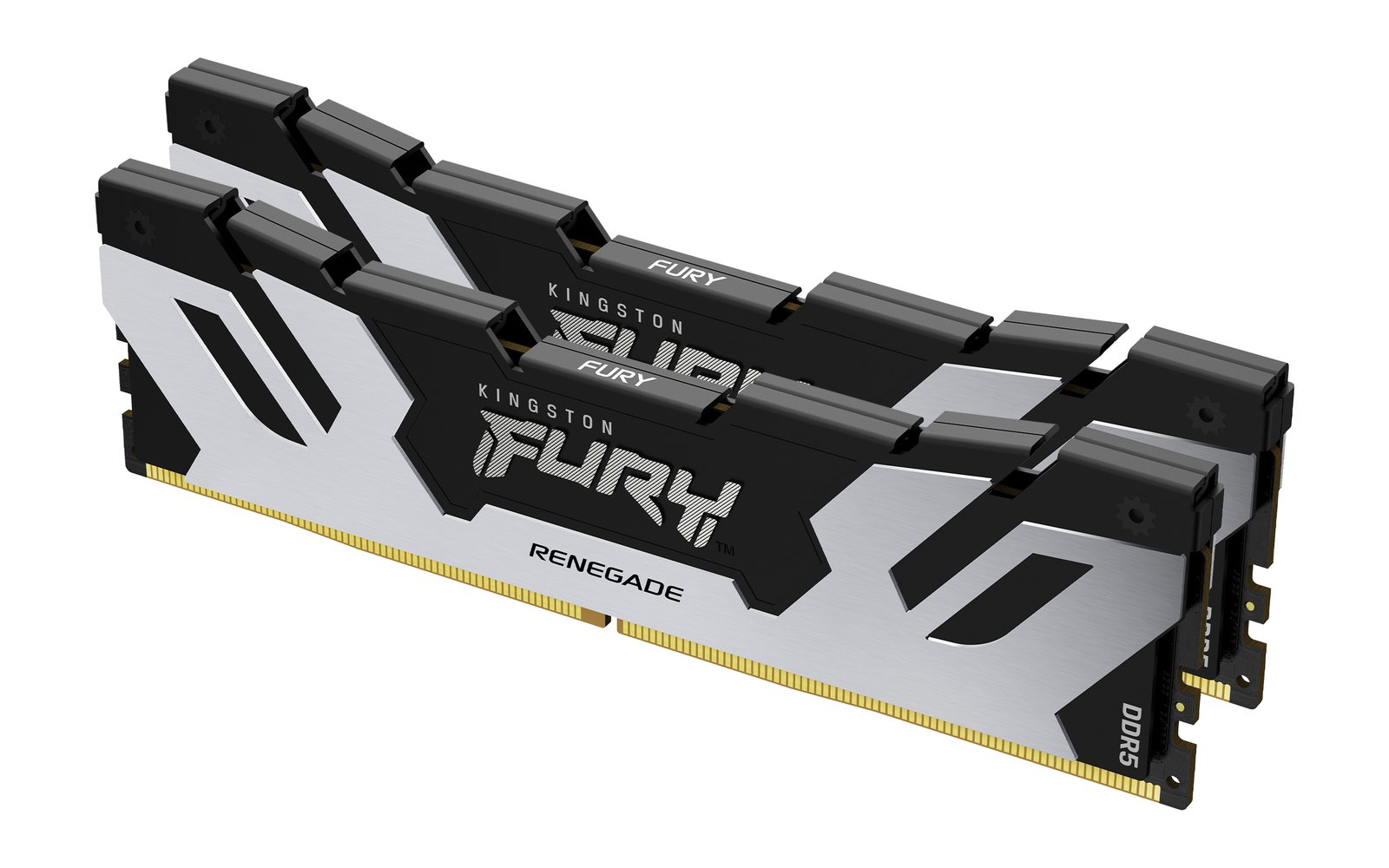 Kingston Technology FURY 96GB 6000MT/s DDR5 CL32 DIMM (Kit of 2) Renegade Silver XMP KF560C32RSK2-96