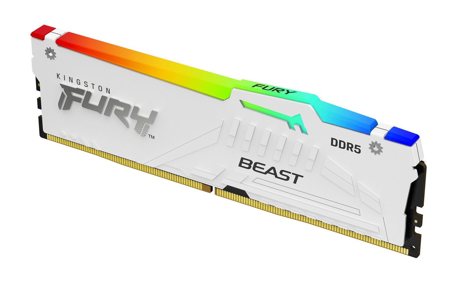 Kingston Technology FURY Beast 16GB 6000MT/s DDR5 CL36 DIMM White RGB EXPO KF560C36BWE2A-16